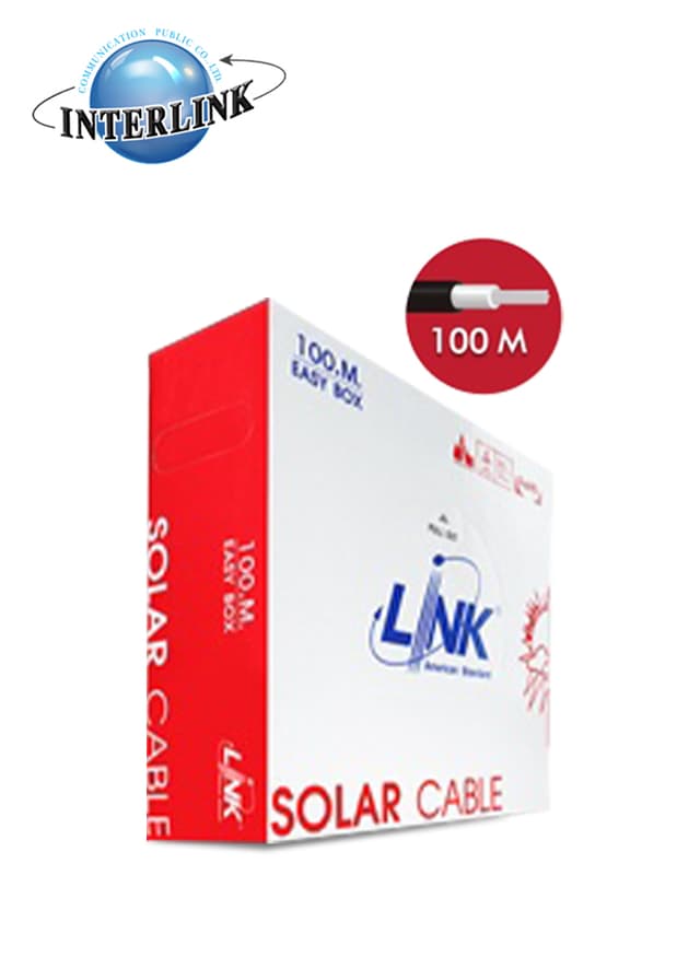 INTERLINK SPV Solar Cable 6 mm Black 100 m / Roll